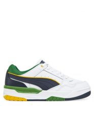 Puma Sneakersy Rebound Retro 400197 07 Biały. Białe buty sportowe casual Puma, bez wzorów, ze skóry, bez zapięcia. Za 199.99 zł.
