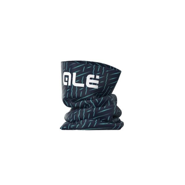 Komin rowerowy Alé Cycling Green Bolt. Niebieskie szaliki ALÉ CYCLING, bez wzorów. W wyprzedaży za 58.99 zł.