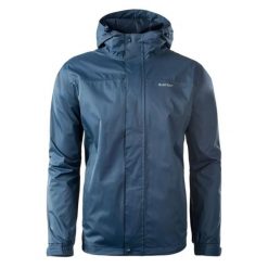 Męska Kurtka Resti. Niebieskie kurtki Hi-tec, m, bez wzorów, z materiału, z kapturem. Za 239.99 zł.