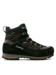 Aku Trekkingi Trekker L.3 Wide Gtx GORE-TEX 977W Czarny. Czarne botki sznurowane Aku, bez wzorów, z gore-texu, bez obcasa, bez zapięcia. Za 699.99 zł.