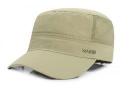 Lekka i Przewiewna Czapka, Patrolówka, Szybkoschnąca - Pako Jeans - Beż. Brązowe czapki z daszkiem Pako Jeans, bez wzorów, z jeansu. Za 49.99 zł.