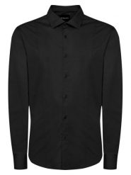Marciano Guess Koszula 1GH402 4416Z Czarny Regular Fit. Czarne koszule Marciano Guess, m, z aplikacjami, z bawełny, bez kołnierzyka, bez ramiączek. Za 269.99 zł.