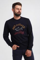 Sweter męski wełniany PAUL&SHARK. Swetry nierozpinane PAUL&SHARK, l, bez wzorów, z wełny, bez kołnierzyka, bez ramiączek. W wyprzedaży za 837.85 zł.