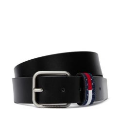 Pasek Tommy Jeans. Czarne paski Tommy Jeans, bez wzorów, z jeansu. Za 169.99 zł.