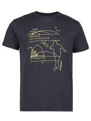 Icepeak Koszulka "Mosbach" w kolorze żółto-antracytowym rozmiar: XL. Czarne bezrękawniki Icepeak, xl, bez wzorów, z bawełny, bez kołnierzyka, bez ramiączek. Za 75.16 zł.