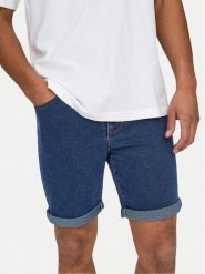 Only & Sons Szorty jeansowe Ply 22029039 Niebieski Regular Fit. Niebieskie szorty Only & Sons, l, bez wzorów, z bawełny. Za 119.99 zł.