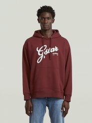 G-Star Bluza w kolorze bordowym rozmiar: L. Czerwone bluzy z kapturem G-Star, l, bez wzorów, z kapturem. Za 174.95 zł.