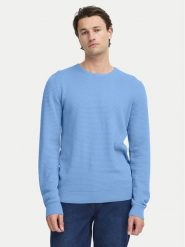 Blend Sweter 20717257 Niebieski Regular Fit. Niebieskie swetry rozpinane Blend, m, bez wzorów, z bawełny, bez kołnierzyka, bez ramiączek. Za 129.99 zł.