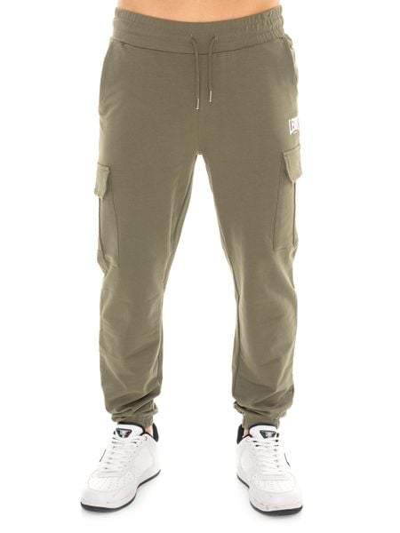 Spodnie bojówki Leone Basic Men's z polaru nieczesanego. Niebieskie joggery i bojówki LEONE 1947 APPAREL, s, bez wzorów, z bawełny. Za 273.65 zł.
