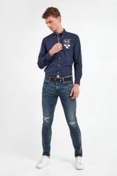 Koszula męska LA MARTINA. Koszule La Martina, m, bez wzorów, bez kołnierzyka, bez ramiączek. W wyprzedaży za 471.87 zł.