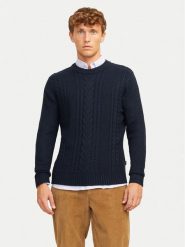 Jack&Jones Sweter Craig 12258480 Granatowy Regular Fit. Niebieskie swetry rozpinane Jack&Jones, m, bez wzorów, z syntetyku, bez kołnierzyka, bez ramiączek. Za 79.99 zł.