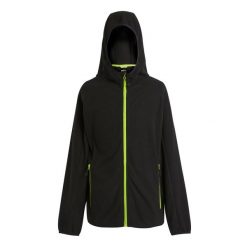 Bluza Polarowa Męska Pełen Suwak. Czarne bluzy z kapturem Regatta, na jesień, m, bez wzorów, z materiału, z kapturem. Za 111.99 zł.