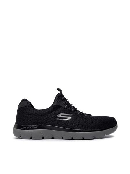 Skechers Sneakersy Summits 52811/BKCC Czarny. Czarne buty sportowe casual Skechers, bez wzorów, z materiału, bez zapięcia. Za 299.99 zł.