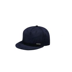 Czapka typu snapback Barts Tenkan. Brązowe czapki z daszkiem Barts, bez wzorów, z bawełny. Za 140.50 zł.