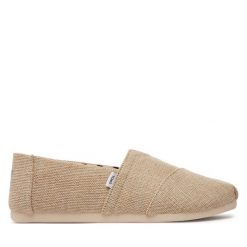 Półbuty Toms. Brązowe eleganckie półbuty Toms, bez wzorów, bez obcasa, bez zapięcia. Za 199.99 zł.