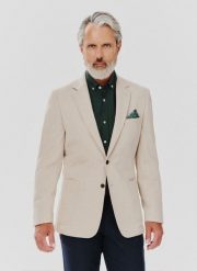 PAKO LORENTE – Casualowa marynarka męska w kolorze. Brązowe garnitury Pako Lorente, na co dzień, m, bez wzorów, z dzianiny. Za 399.99 zł.