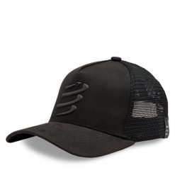 Czapka z daszkiem Compressport. Czarne czapki z daszkiem Compressport, bez wzorów. Za 119.99 zł.