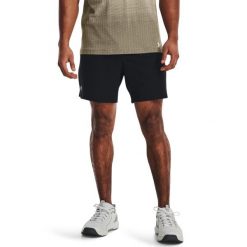 Szorty męskie UNDER ARMOUR UA VANISH WOVEN 6IN SHORTS. Czarne szorty Under Armour, l, bez wzorów, biznesowe. Za 129.99 zł.
