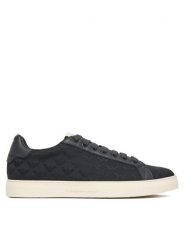 Emporio Armani Sneakersy EM003843 Granatowy. Niebieskie buty sportowe casual Emporio Armani, bez wzorów, ze skóry, bez zapięcia. Za 1,179.00 zł.