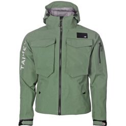 Kurtka wędkarska do brodzenia Taimen Ponoy Wading Jacket - Rosemary Green. Zielone kurtki TAIMEN, m, bez wzorów, z materiału, bez kaptura. Za 499.99 zł.