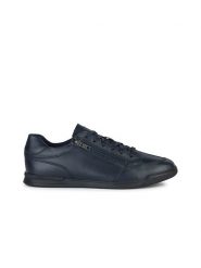 Geox Skórzane sneakersy "Cordusio" w kolorze granatowym rozmiar: 42. Niebieskie buty sportowe casual Geox, bez wzorów, z materiału, bez zapięcia. Za 245.96 zł.