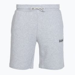 Spodenki męskie Napapijri N-Gori. Szare szorty Napapijri, m, bez wzorów. Za 289.99 zł.