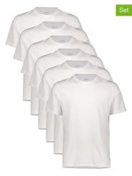 Jack & Jones Koszulki (5 szt.) "Jjeorganic" w kolorze białym rozmiar: L. Białe bezrękawniki Jack & Jones, l, bez wzorów, z bawełny, bez kołnierzyka, bez ramiączek. Za 159.95 zł.
