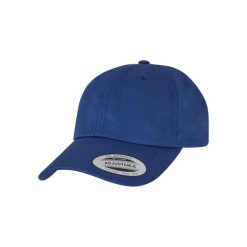 Czapka bejsbolówka Flexfit Low Profile Cotton. Niebieskie czapki z daszkiem FLEXFIT, bez wzorów, z bawełny. Za 68.15 zł.