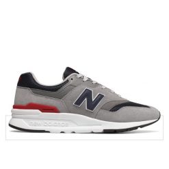 Buty do chodzenia męskie New Balance 997. Szare buty do biegania New Balance, bez wzorów, z materiału, bez zapięcia, do biegania. Za 429.00 zł.