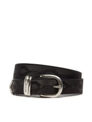Guess Pasek Męski Designed Folk Belt M4BZ32 L0VH0 Czarny. Czarne paski Guess, z aplikacjami, ze skóry. Za 199.99 zł.