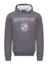 Geographical Norway Bluza "Gvick" w kolorze szarym rozmiar: M. Szare bluzy Geographical Norway, m, bez wzorów, z kapturem. Za 97.28 zł.
