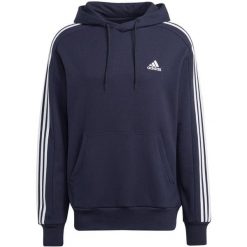 Bluza z kapturem adidas 3-Stripes Essentials French Terry. Białe bluzy Adidas, m, bez wzorów, z kapturem. Za 212.00 zł.