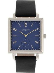 Simplify Zegarek kwarcowy "The 5000" w kolorze srebrno-czarno-niebieskim rozmiar: onesize. Czarne, analogowe zegarki Simplify, metalowe. Za 173.99 zł.