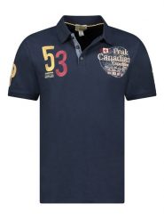 Canadian Peak Koszulka polo "Kelaneak" w kolorze granatowym rozmiar: XL. Niebieskie koszulki polo Canadian Peak, xl, bez wzorów, z bawełny, bez kołnierzyka, bez ramiączek. Za 86.99 zł.