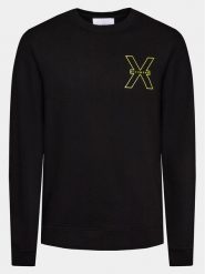 Richmond X Bluza Oris UMP24029FE Czarny Regular Fit. Czarne bluzy RICHMOND X, m, bez wzorów, z bawełny, bez kaptura. Za 389.99 zł.