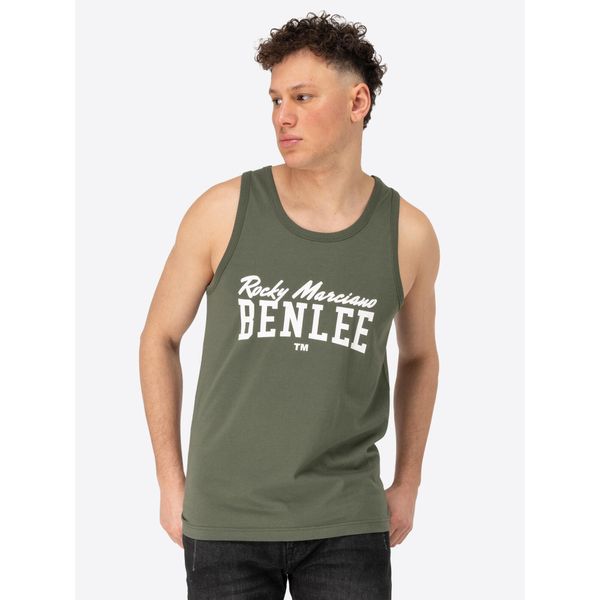 Tank top Benlee Ludica. Białe bezrękawniki Benlee, bez wzorów, bez kołnierzyka, bez ramiączek. Za 119.50 zł.