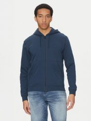 BOSS Bluza Zetalky 50508578 Niebieski Regular Fit. Niebieskie bluzy Boss, m, bez wzorów, z bawełny, bez kaptura. Za 399.99 zł.