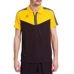 Polo Erima Squad. Czarne koszulki polo Erima, m, bez wzorów, z materiału, bez kołnierzyka, bez ramiączek. W wyprzedaży za 147.70 zł.