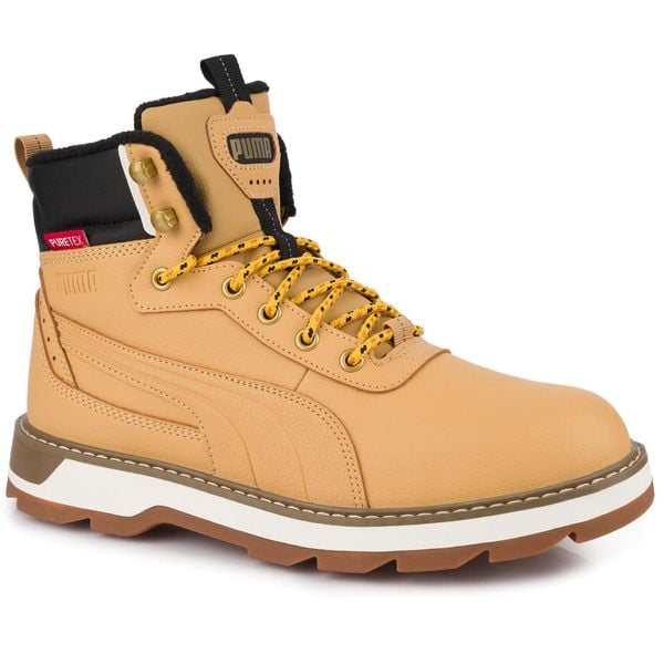 Męskie buty sportowe trapery wysokie ocieplane brązowe PURETEX PUMA DESIERTO. Brązowe trapery Puma, bez zapięcia. Za 279.00 zł.