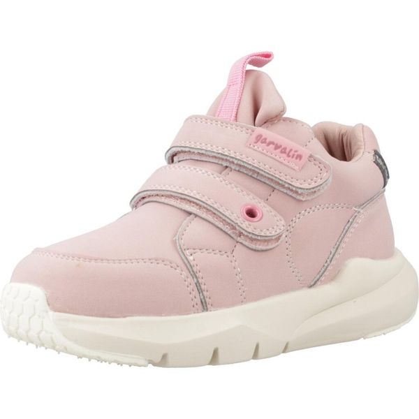 Buty GARVALIN 251350G Rose. Czerwone buty turystyczne GARVALIN, bez wzorów, z materiału, przed kostkę, bez zapięcia, trekkingowe. Za 160.99 zł.