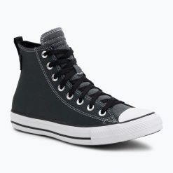 Trampki męskie Converse Chuck Taylor All Star Leather. Czarne trampki Converse, m, bez wzorów, bez zapięcia. Za 379.99 zł.