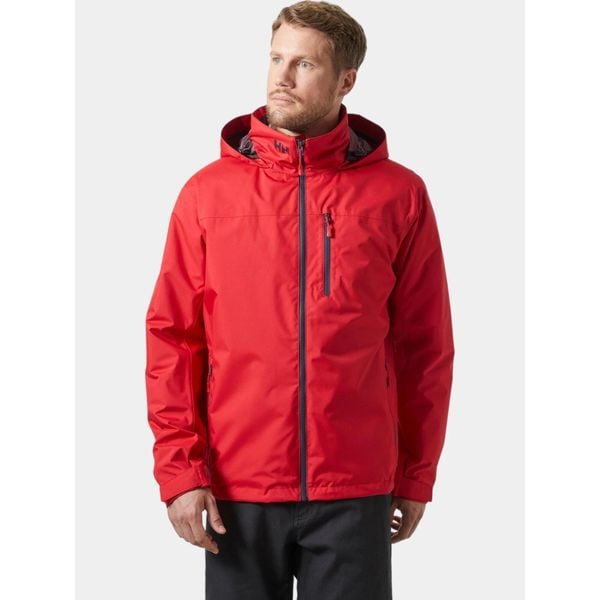 Kurtka Żeglarska Męska Helly Hansen Crew HD Midlayer 2. Czerwone kurtki Helly Hansen, m, bez wzorów, bez kaptura. W wyprzedaży za 599.20 zł.