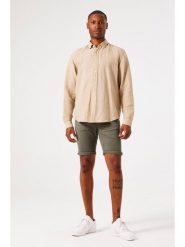 Garcia Bermudy w kolorze khaki rozmiar: W36. Zielone szorty Garcia, z aplikacjami, z jeansu. Za 87.61 zł.