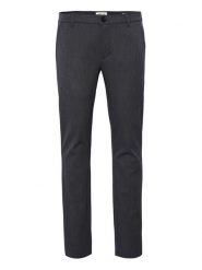 Solid Chinosy 21200141 Szary Slim Fit. Szare eleganckie spodnie Solid, m, z wiskozy. Za 409.99 zł.