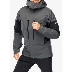 Kurtka GORE TEX męska Berghaus MTN Guide GTX Pro Jacket. Szare kurtki Berghaus, m, bez wzorów, z gore-texu, bez kaptura. Za 1,805.99 zł.