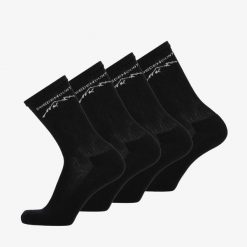 Skarpety sportowe Swedemount Sport Socks 4-Pack szybkoschnące. Czarne skarpetki sportowe SWEDEMOUNT, bez wzorów, z tkaniny. Za 59.99 zł.