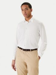 BOSS Koszula P-Liam 50556672 Biały Regular Fit. Białe koszule Boss, m, bez wzorów, z syntetyku, bez kołnierzyka, bez ramiączek. Za 449.99 zł.