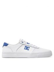 DC Sneakersy Teknic ADYS300763 Biały. Białe buty sportowe casual DC, bez wzorów, ze skóry, bez zapięcia. Za 209.99 zł.