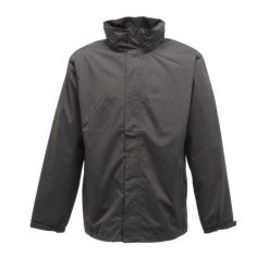 Męska Kurtka Przeciwdeszczowa Ardmore. Czarne kurtki Regatta, l, bez wzorów, z materiału, z kapturem. Za 208.99 zł.