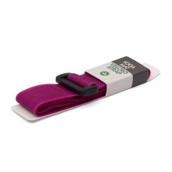 Opaska na matę na rzep Bodhi Velcro - różowy. Fioletowe paski BODHI, bez wzorów, sportowe. Za 9.99 zł.